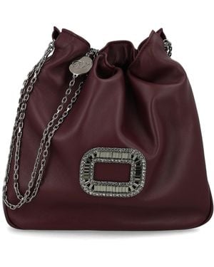 Roger Vivier Borsa "Pilgrim" Mini - Purple