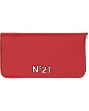 N°21 Wallet With Logo - Red