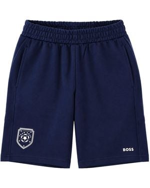 BOSS Shorts Con Grafica Football - Blue