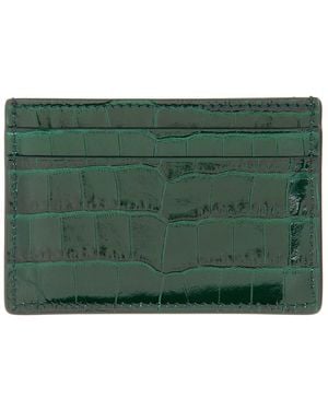 Tom Ford Leather Card Holder - Green
