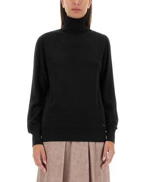 Kiton Oversized Cashmere Jumper - Black