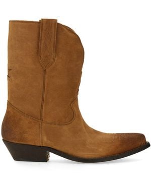 Golden Goose Stivale "Wish Star" - Marrone