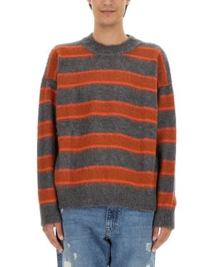 AMISH Striped Shirt - Orange