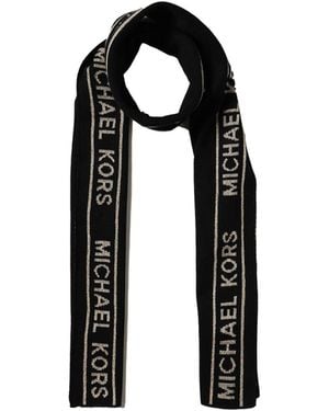 Michael Kors Scarf With Logo - Black