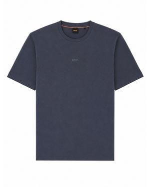 BOSS T-Shirt Con Logo - Blue