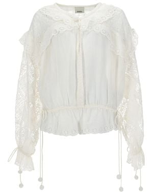 Isabel Marant Blusa "Nowana" - White