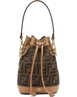 Fendi "Mon Tresor" Mini Bag - Brown
