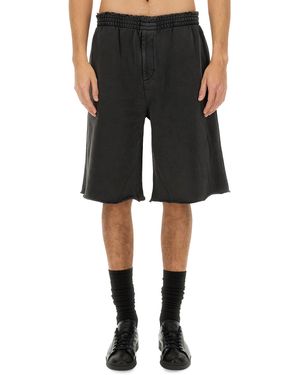 Helmut Lang Garment-Dyed" Shorts - Black