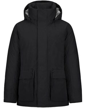 Laminar "Crinkle Metallic" Parka - Black