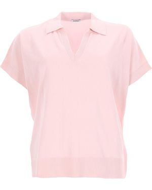 Aspesi Shirt With Polo Collar - Pink