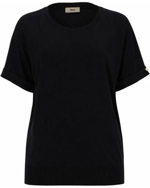 Herno Cotton Blend T-Shirt - Black