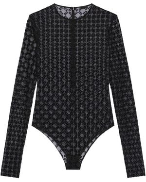 Givenchy Body in tulle Monogram 72 lucido - Nero