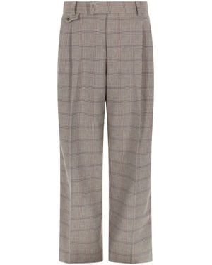 Drole de Monsieur Trousers "Large À Carreaux" - Grey