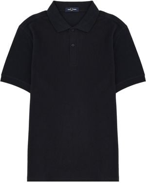 Fred Perry Polo With Logo - Black