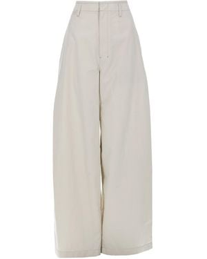Lemaire Essential Trousers - White