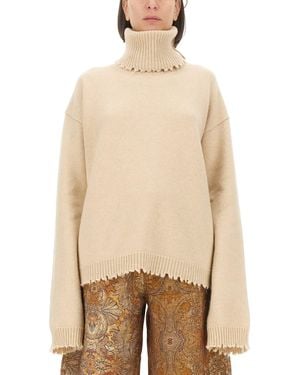 Uma Wang Turtleneck Shirt - Natural