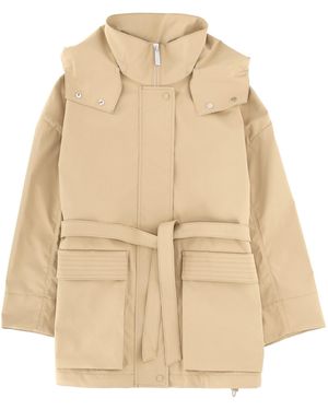Laminar "2Layer Metallic" Parka - Natural