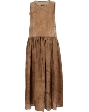 Uma Wang Abito Midi "Adral" - Brown