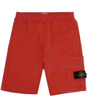 Stone Island Sweatshirt Bermuda - Red
