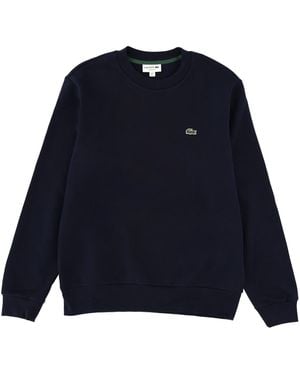 Lacoste Fleece Sweatshirt With Logo - Blue