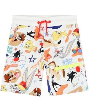Marc Jacobs Bermuda Shorts Looney Tunes - White