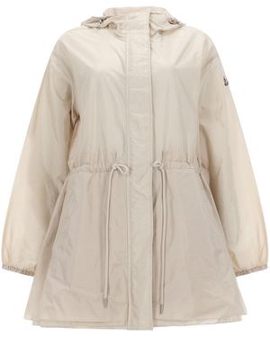Moncler Giacca Impermeabile "Weteau" - Natural