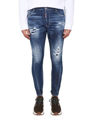 DSquared² Low Rise Denim Jeans - Blue
