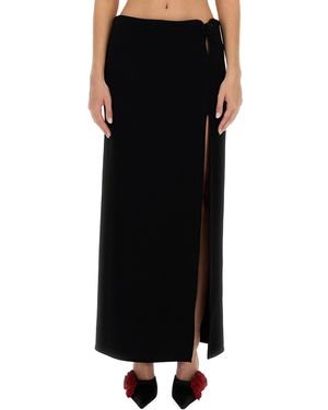 Magda Butrym Long Skirt - Black