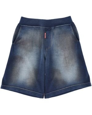 DSquared² Distressed Shorts - Blue