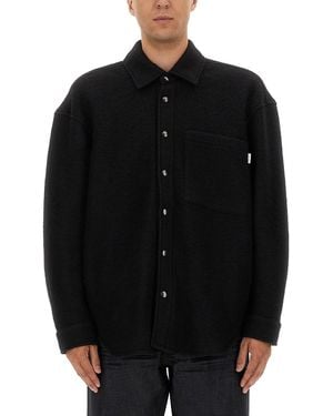 AMISH Wool Overshirt - Black