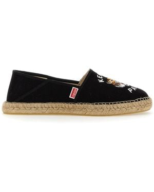 KENZO Espadrilla Con Logo - Nero
