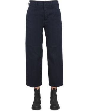 Department 5 Cotton Pants - Blue