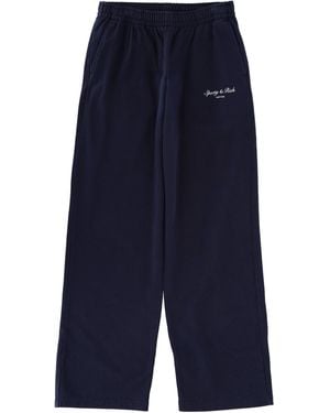 Sporty & Rich Sporty&Rich Trousers "Syracuse" - Blue