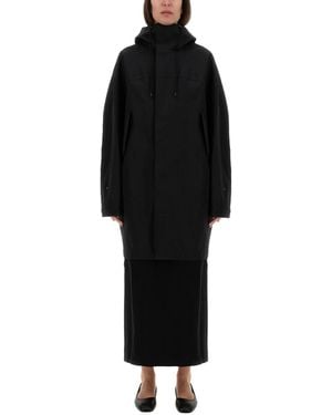 Lemaire Waterproof Jacket With Hood - Black