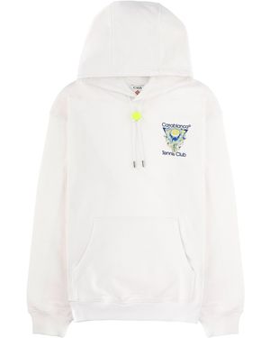 CASABLANCA "Tennis Club Icon" Sweatshirt - White