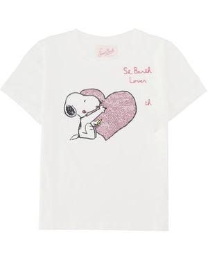 MC2 Saint Barth T-Shirt Con Stampa - White