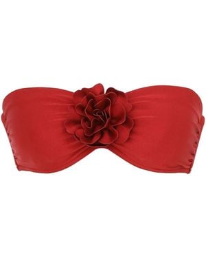Zimmermann "Cascadian" Flower Bikini Top - Red