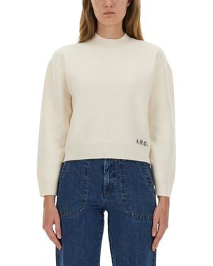 A.P.C. Esther" Sweathirt - White