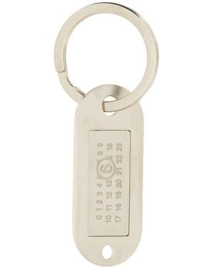 MM6 by Maison Martin Margiela Keychain "Numeric" - White