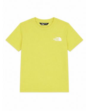The North Face Teen's/S Simple Dome Tee Sun - Yellow