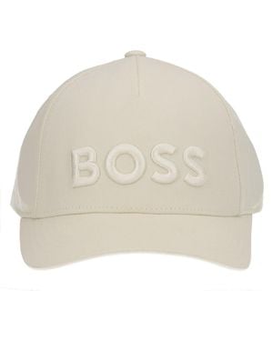 BOSS Cappello Da Baseball Con Logo - Natural