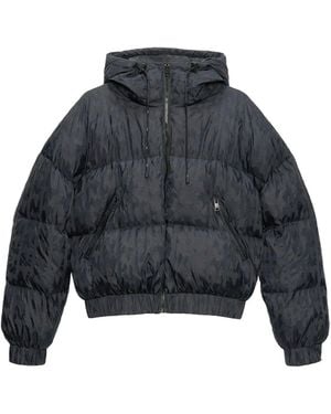 MSGM Padded Down Jacket Polyamide - Blue