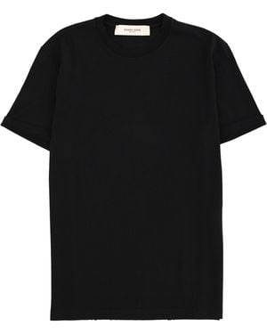 Golden Goose Logo Print T-Shirt - Black