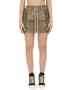Rick Owens Mini Lido Skirt - Green
