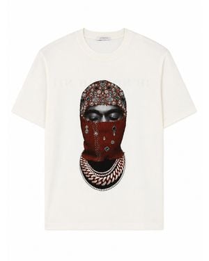 ih nom uh nit T-Shirt Con Stampa "Mask Jewelry" - White