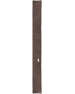 Maison Margiela Wool Scarf - Brown