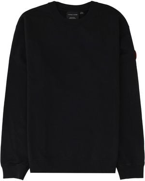 Canada Goose Felpa Con Patch Logo - Black
