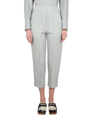 Alysi Cropped Pants - Gray