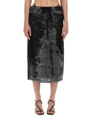 DIESEL Skirt De-Pra-Fse1 - Black