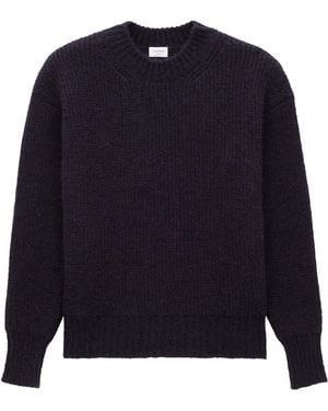 Saint Laurent Thick Knit Pullover - Blue